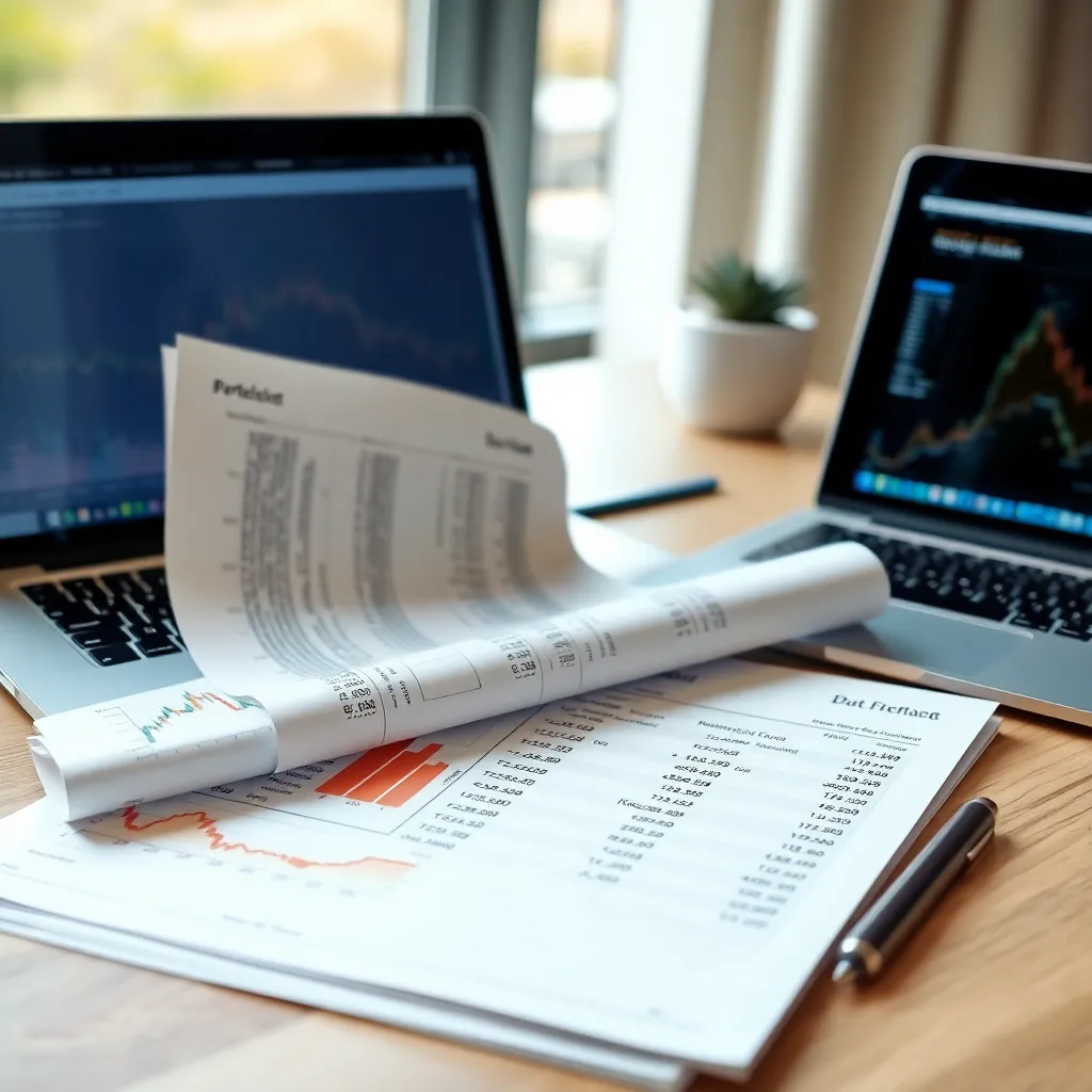 Nederlands dividend portfolio met aandelen en grafieken